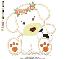 Carica l&#39;immagine nel visualizzatore di Gallery, Dogs embroidery designs - Dog embroidery design machine embroidery pattern - Puppy embroidery file - female dog applique design pet design
