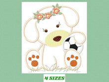 Carica l&#39;immagine nel visualizzatore di Gallery, Dogs embroidery designs - Dog embroidery design machine embroidery pattern - Puppy embroidery file - female dog applique design pet design
