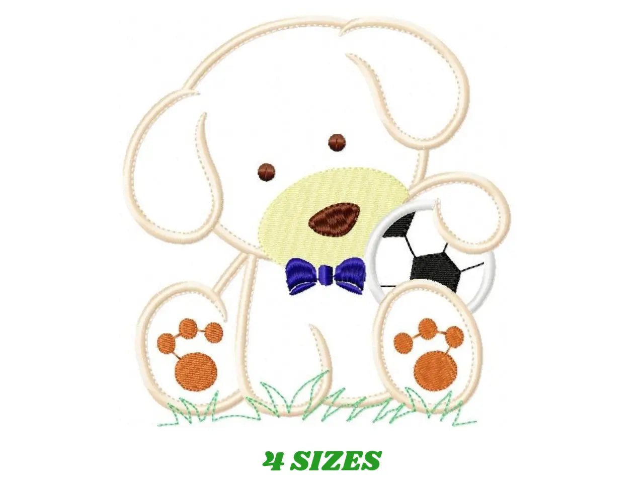 Dog embroidery designs - Dog with ball embroidery design machine embroidery pattern - Puppy embroidery file - Dog applique instant download Marcia Embroidery