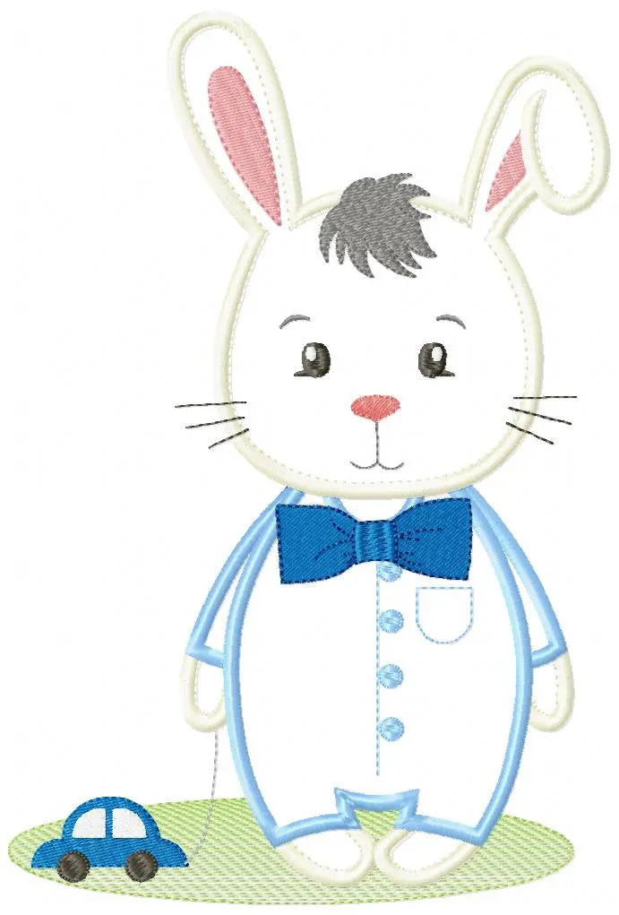 Bunny embroidery design - Rabbit embroidery designs machine embroidery pattern - baby boy embroidery file - child embroidery rabbit applique Marcia Embroidery