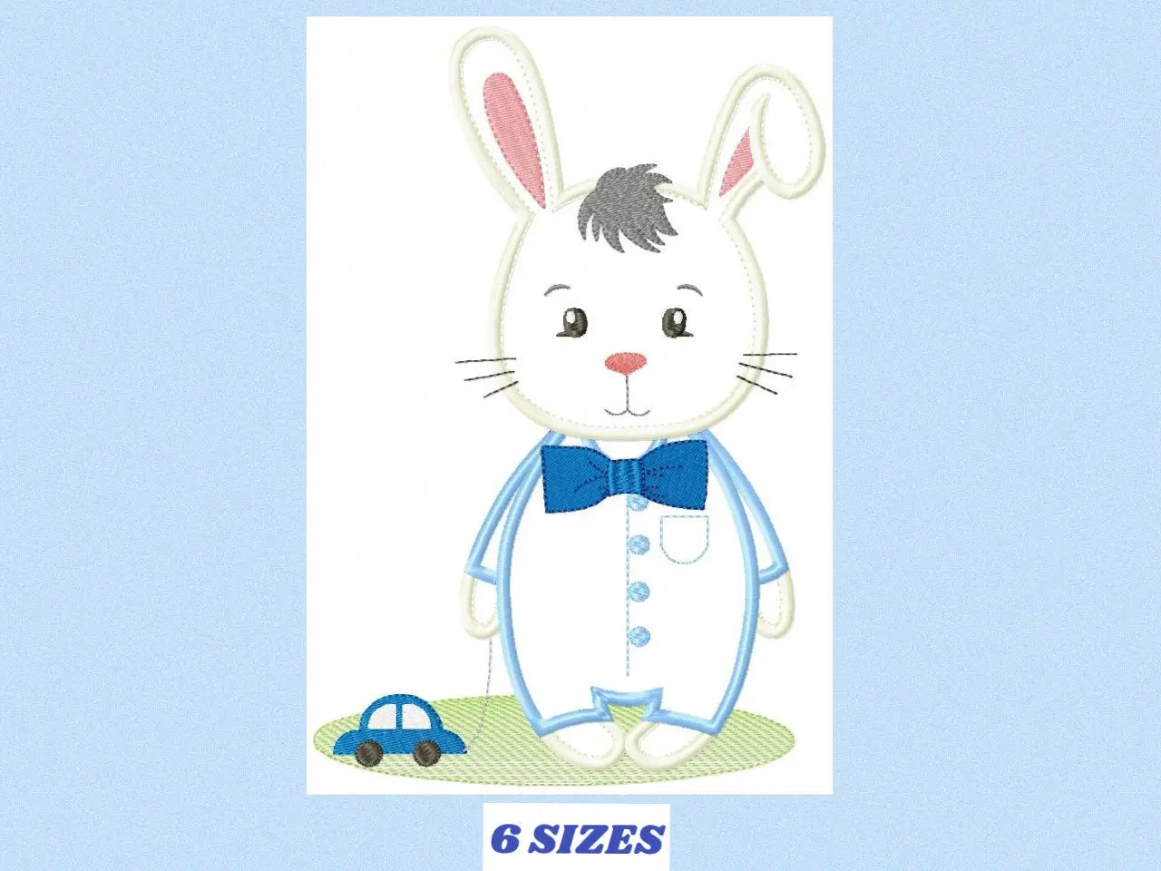 Bunny embroidery design - Rabbit embroidery designs machine embroidery pattern - baby boy embroidery file - child embroidery rabbit applique Marcia Embroidery
