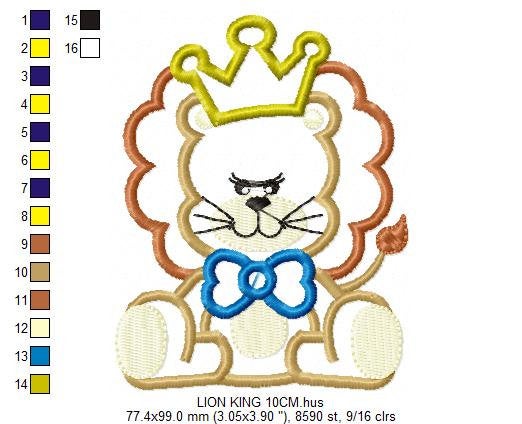 Lion embroidery designs - Safari embroidery design machine embroidery pattern - Animal embroidery file - lion applique design lion pattern