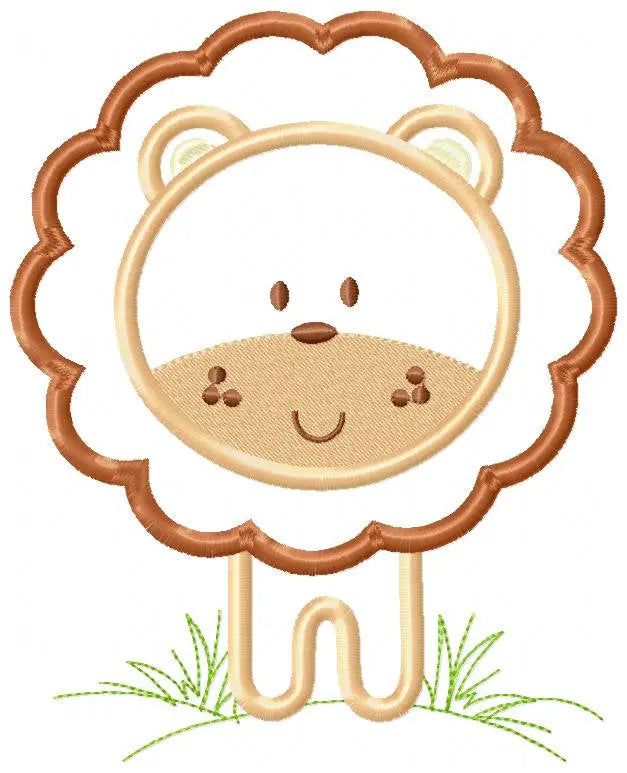 Lion embroidery designs - Safari wild animal embroidery design machine embroidery pattern - Lion applique design - instant digital download Marcia Embroidery