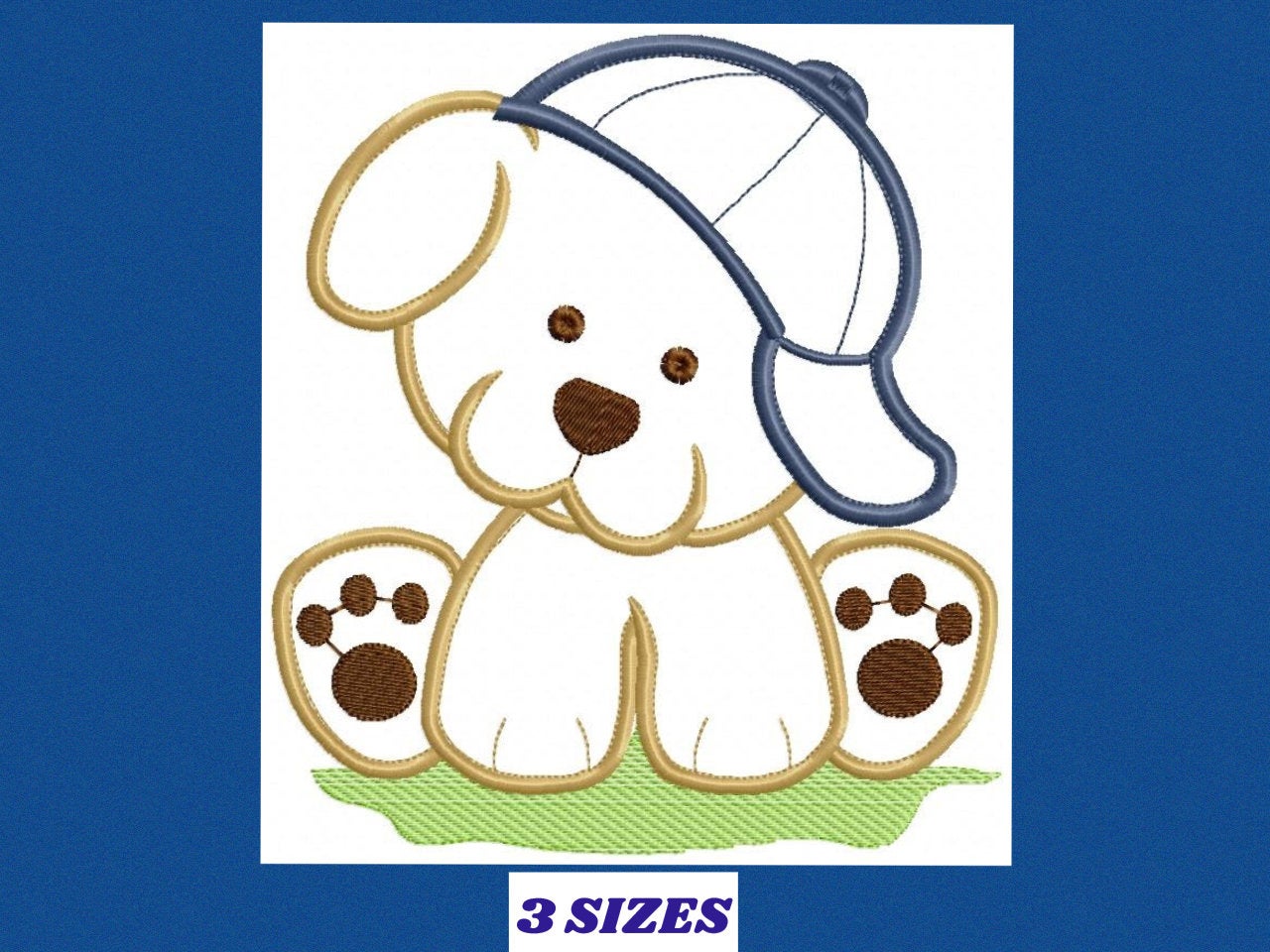 Dog embroidery designs - Baby boy embroidery design machine embroidery pattern - Puppy embroidery file - Dog applique design digital file