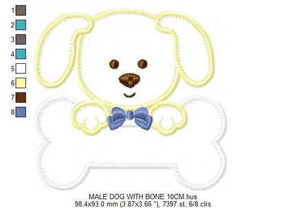 Dogs embroidery designs - Dog embroidery design machine embroidery pattern - puppy embroidery file - kid embroidery dog applique design Marcia Embroidery