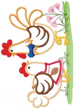 Carica l&#39;immagine nel visualizzatore di Gallery, Chicken embroidery designs - Farm embroidery design machine embroidery pattern - instant download - Hen embroidery file kitchen towel apron
