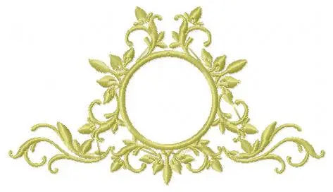 Frame embroidery designs - Monogram embroidery design machine embroidery pattern - Wreath embroidery - girl embroidery tea towel embroidery Marcia Embroidery