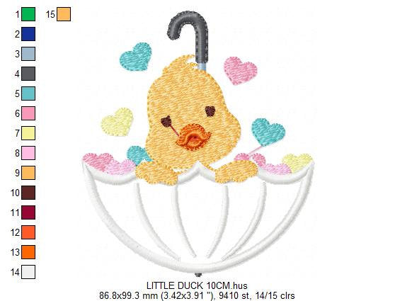 Duck embroidery design - Animal embroidery designs machine embroidery pattern - baby boy embroidery file - girl embroidery duck applique