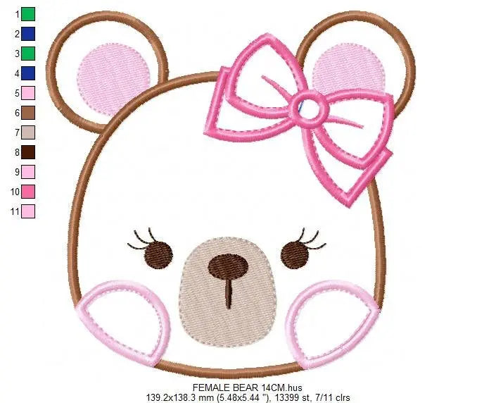 Bear embroidery designs - Teddy embroidery design machine embroidery pattern - boy embroidery file - girl bear applique design Teddy bear Marcia Embroidery