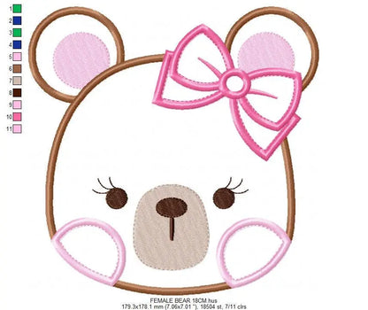 Bear embroidery designs - Teddy embroidery design machine embroidery pattern - boy embroidery file - girl bear applique design Teddy bear Marcia Embroidery