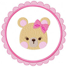 Cargar imagen en el visor de la galería, Mouse embroidery designs - Frame embroidery design machine embroidery pattern - boy kid embroidery file - baby girl embroidery mouse design
