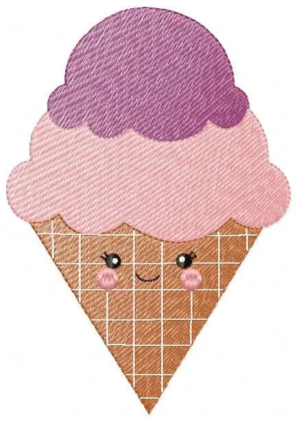 Ice cream embroidery designs - Candy embroidery design machine embroidery pattern - Dessert embroidery file icecream pattern Ice cream cone Marcia Embroidery