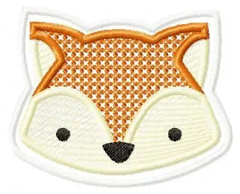 Red Fox embroidery designs - Animal  embroidery design machine embroidery pattern - woodland animals embroidery - Red fox rippled design Marcia Embroidery