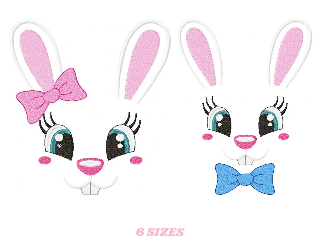 Bunny embroidery design - Rabbit embroidery designs machine embroidery pattern - baby girl embroidery file - nursery embroidery applique Marcia Embroidery