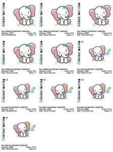 Elephant embroidery designs - Animal embroidery design machine embroidery pattern - baby boy embroidery file - elephant applique design