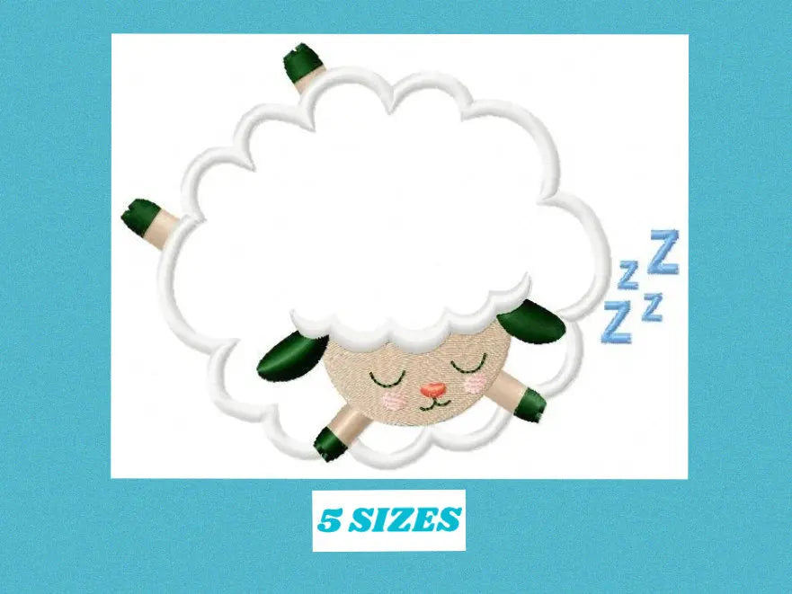Sheep embroidery design - Lamb embroidery designs machine embroidery pattern - baby embroidery file newborn embroidery sheep applique design Marcia Embroidery