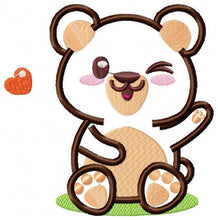 Carica l&#39;immagine nel visualizzatore di Gallery, Bear embroidery designs - Teddy embroidery design machine embroidery pattern - boy embroidery file girl embroidery - Teddy Bear applique
