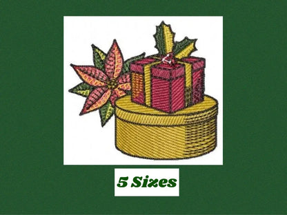 Xmas embroidery designs - Presents embroidery design machine embroidery pattern - Christmas embroidery file - Christmas Gifts design pes jef Marcia Embroidery