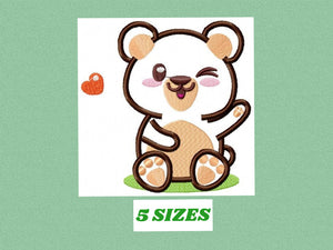 Bear embroidery designs - Teddy embroidery design machine embroidery pattern - boy embroidery file girl embroidery - Teddy Bear applique