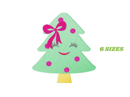 Xmas tree embroidery designs - Christmas embroidery design machine embroidery pattern - Xmas embroidery file instant download Holiday Winter