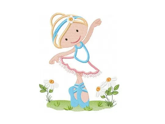 Ballerina embroidery designs - Ballet dancer embroidery design machine embroidery pattern - Ballerina applique design - instant download pes Marcia Embroidery