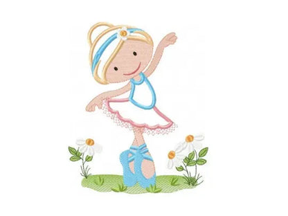 Ballerina embroidery designs - Ballet dancer embroidery design machine embroidery pattern - Ballerina applique design - instant download pes Marcia Embroidery