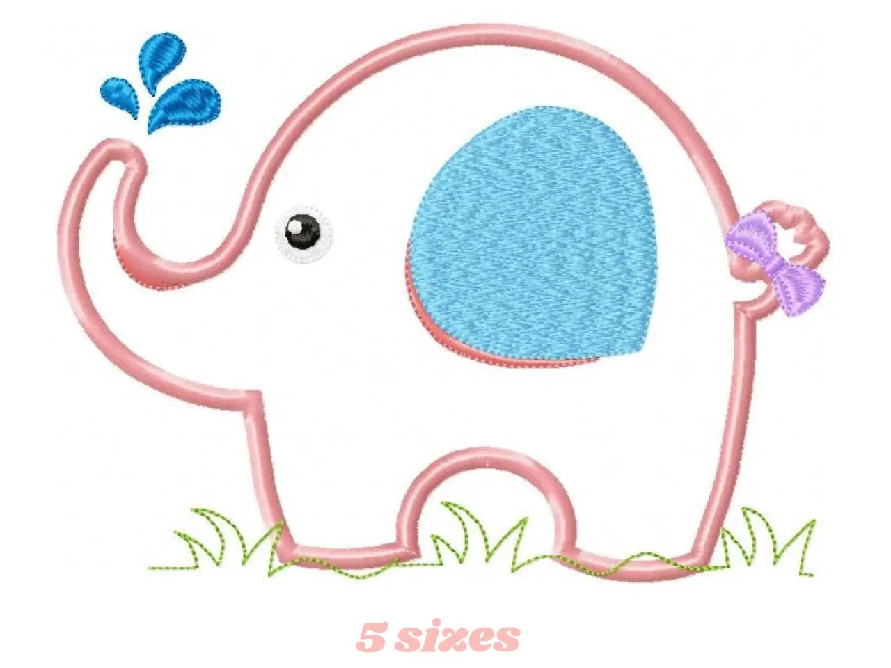 Elephant embroidery designs - Safari embroidery design machine embroidery pattern - Animal embroidery file elephant applique design download Marcia Embroidery
