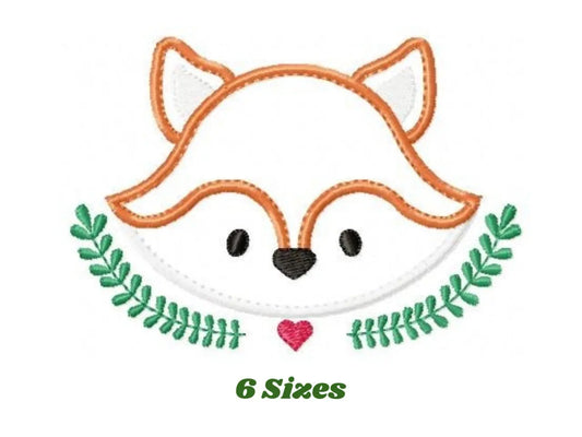 Red Fox embroidery designs - Woodland Animal embroidery design machine embroidery pattern - Face Fox applique design - instant download pes Marcia Embroidery