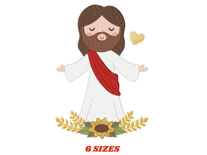 Jesus embroidery design - christian embroidery designs machine embroidery pattern - Jesus design jesus christ pattern - catholic embroidery Marcia Embroidery
