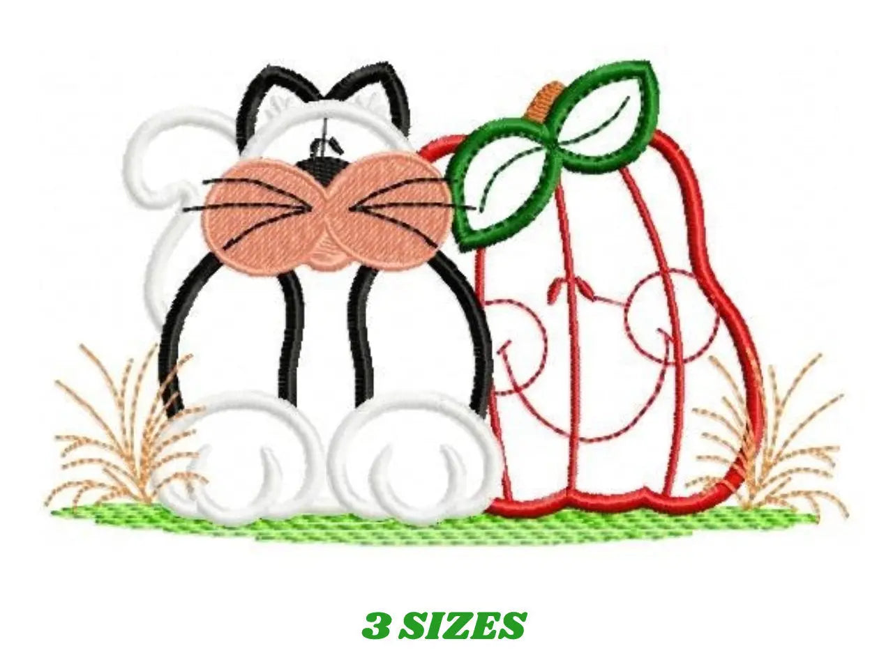 Cat embroidery design - Animal embroidery designs machine embroidery pattern - Farm embroidery file - cat applique design digital download Marcia Embroidery