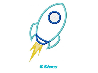 Spaceship embroidery designs - Baby Boy embroidery design machine embroidery pattern - instant download - Space embroidery file Rocket Marcia Embroidery