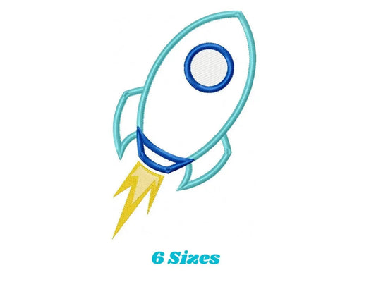 Spaceship embroidery designs - Baby Boy embroidery design machine embroidery pattern - instant download - Space embroidery file Rocket Marcia Embroidery
