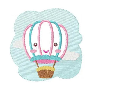 Balloon embroidery designs - Hot air balloon embroidery design machine embroidery pattern - Kid embroidery file - Baby boy instant download Marcia Embroidery