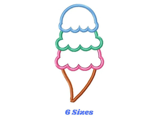 Ice cream embroidery designs - Candy embroidery design machine embroidery pattern - Dessert embroidery file icecream applique Ice cream cone Marcia Embroidery