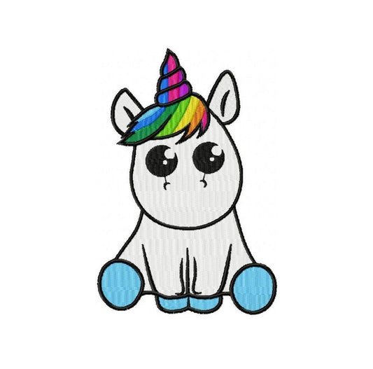 Unicorn embroidery designs - Baby girl embroidery design machine embroidery pattern - teenager Fantasy embroidery file - instant download