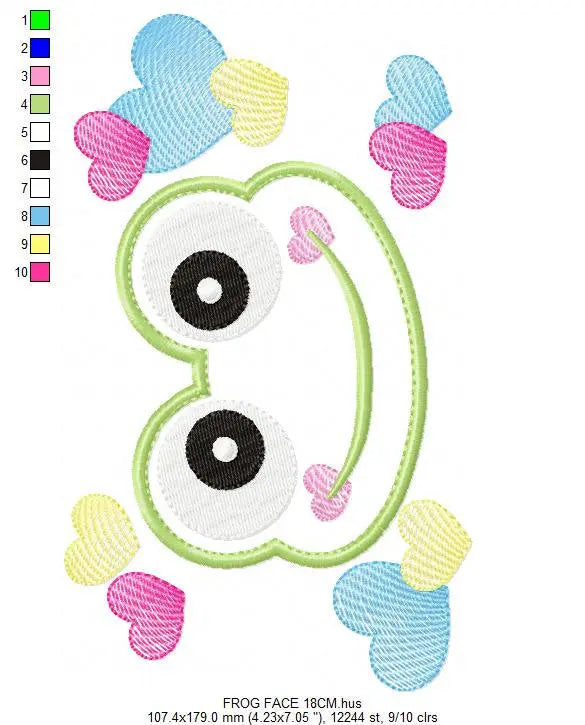 Frog embroidery designs - Animal embroidery design machine embroidery pattern - Baby boy embroidery file - frog applique design download Marcia Embroidery
