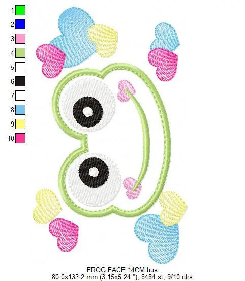 Frog embroidery designs - Animal embroidery design machine embroidery pattern - Baby boy embroidery file - frog applique design download Marcia Embroidery