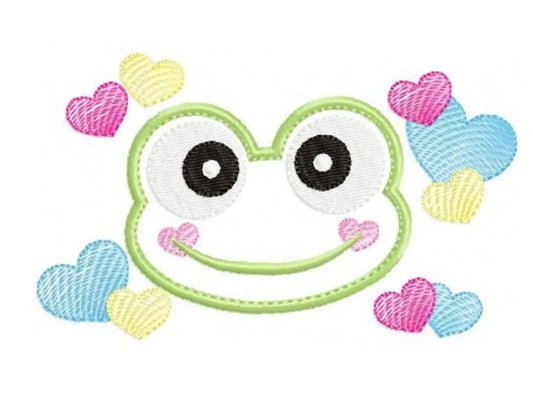 Frog embroidery designs - Animal embroidery design machine embroidery pattern - Baby boy embroidery file - frog applique design download Marcia Embroidery