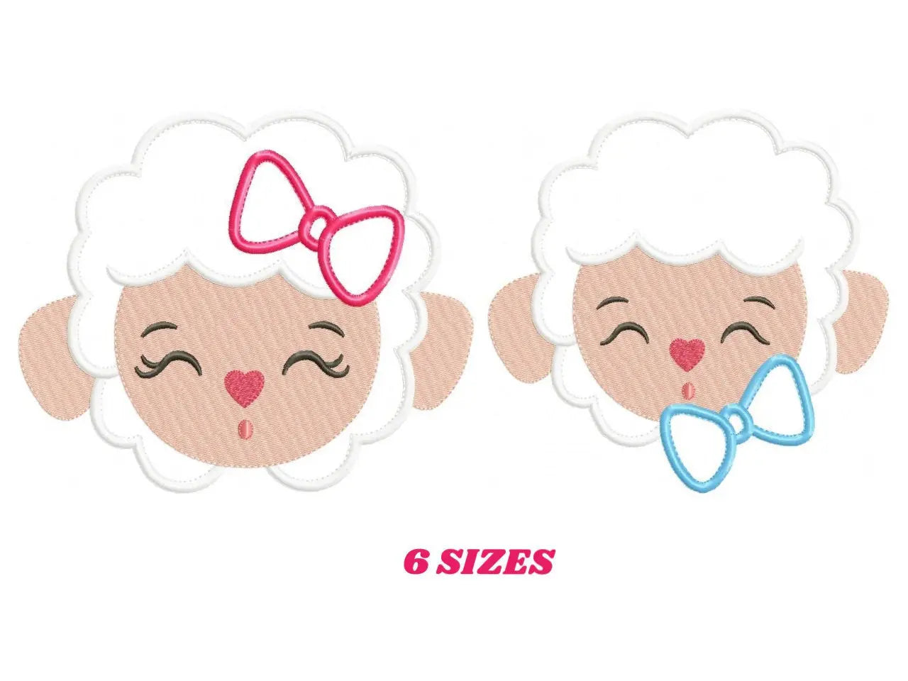 Sheep embroidery design - Lamb embroidery designs machine embroidery pattern - baby girl embroidery - boy embroidery sheep applique design Marcia Embroidery