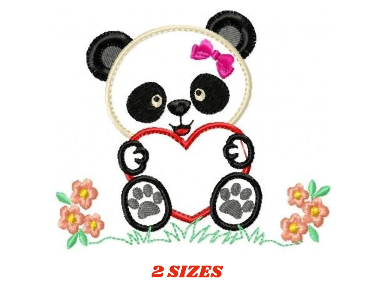 Panda embroidery design - Animal embroidery designs machine embroidery pattern - baby boy embroidery file - girl embroidery Panda applique Marcia Embroidery