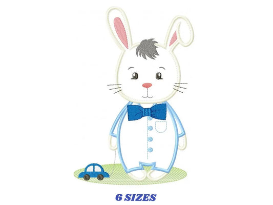 Bunny embroidery design - Rabbit embroidery designs machine embroidery pattern - baby boy embroidery file - child embroidery rabbit applique Marcia Embroidery