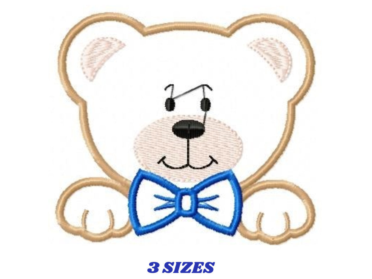 Teddy Bear embroidery designs - Bear face embroidery design machine  embroidery pattern - Teddy bear applique design baby boy embroidery file
