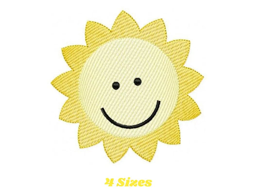 Sun embroidery design - Sky embroidery design machine embroidery pattern - Baby boy embroidery file - kid embroidery filled design newborn Marcia Embroidery