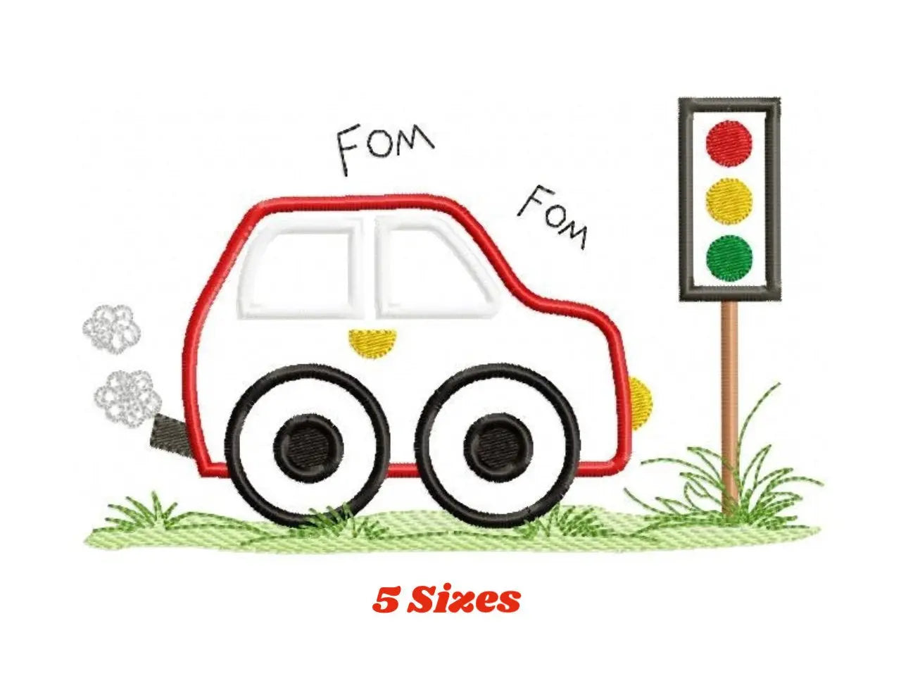 Car embroidery designs - Vehicle embroidery design machine embroidery pattern - automobile embroidery file - car applique design baby boy Marcia Embroidery