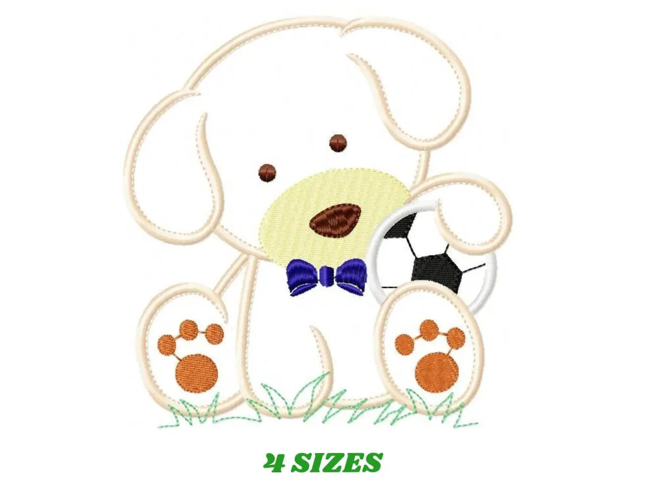 Dog embroidery designs - Dog with ball embroidery design machine embroidery pattern - Puppy embroidery file - Dog applique instant download Marcia Embroidery