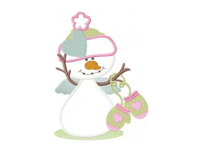 Snowman embroidery designs - Xmas embroidery design machine embroidery pattern - Christmas embroidery file - instant download Snowman design Marcia Embroidery