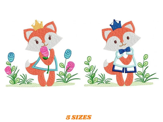 Fox embroidery designs - Red Fox embroidery design machine embroidery pattern - animal embroidery baby girl embroidery file - boy embroidery Marcia Embroidery