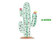 Cargar imagen en el visor de la galería, Cactus embroidery designs - Succulent embroidery design machine embroidery pattern - Mexican cactus design - plant embroidery file desert
