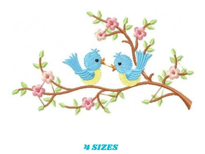 Bird embroidery designs - Birds embroidery design machine embroidery pattern - instant download - baby girl embroidery file instant downlaod Marcia Embroidery