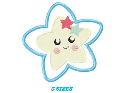 Starfish embroidery designs - Ocean Starfish tag embroidery design machine embroidery pattern - Starfish applique design - instant download Marcia Embroidery